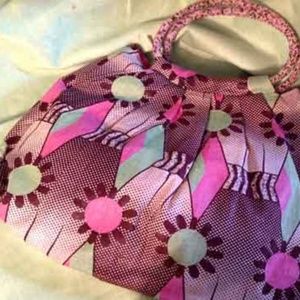 African Print Purse - Brand New